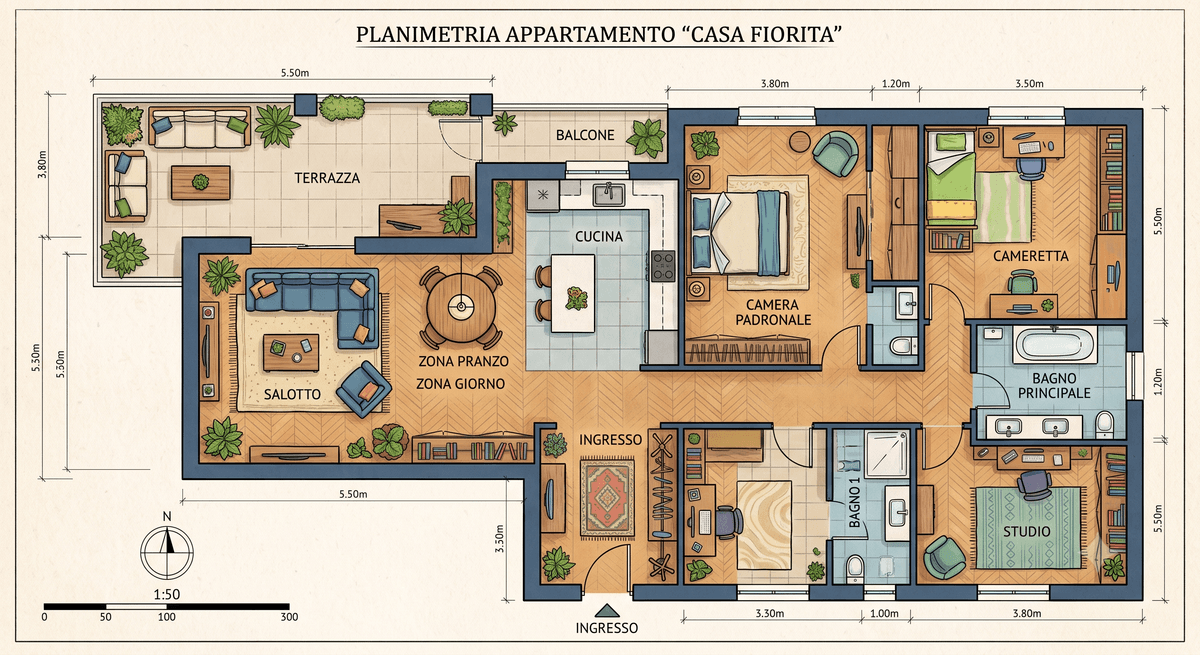 Example floor plan