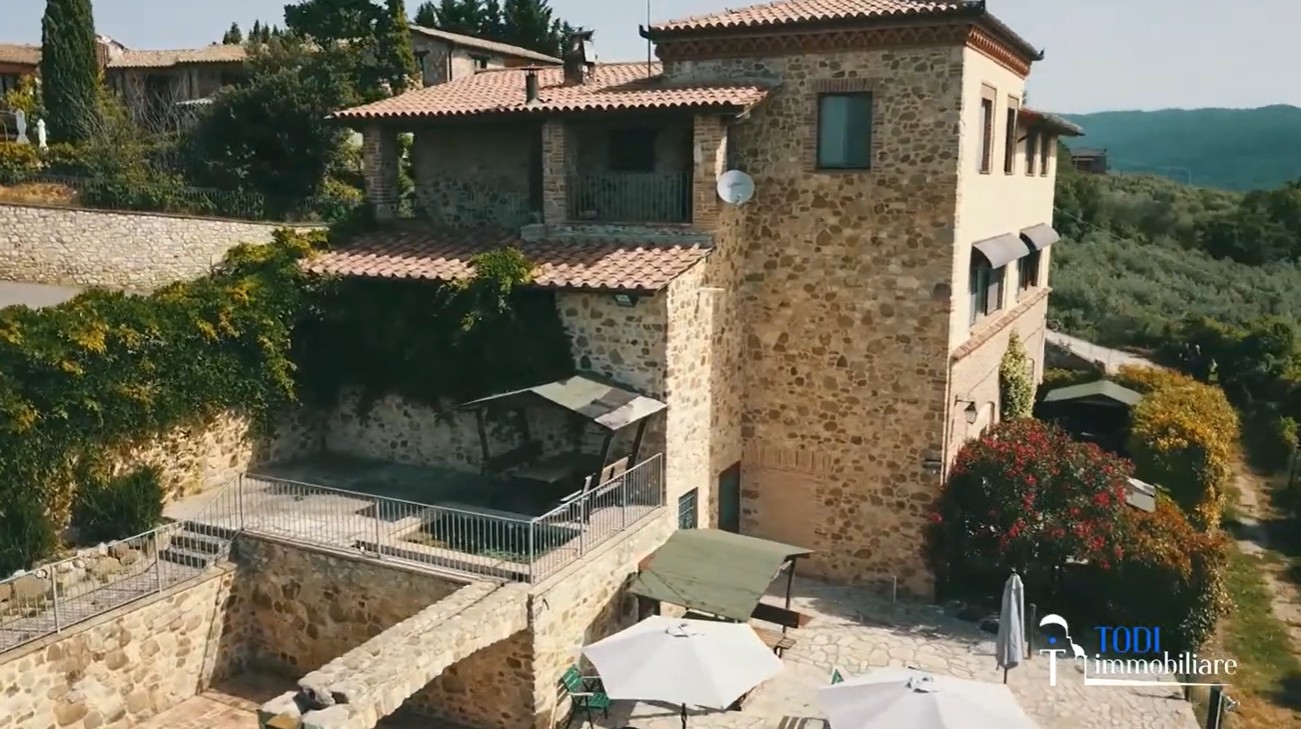 Drone video footage