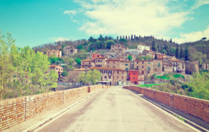 36181496 - view to historic center city of todi in italy