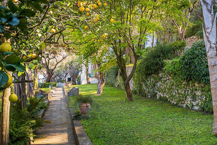 La villa di De Sica a Capri immersa nel verde