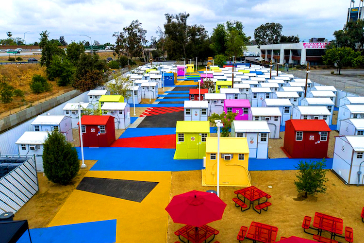 Tiny Homes Village a nord di Los Angeles