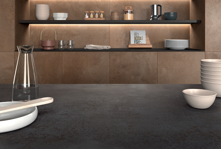 Piastrelle di ceramica per l'arredamento: la collezione Blade di Panaria Ceramica nella variante Rust