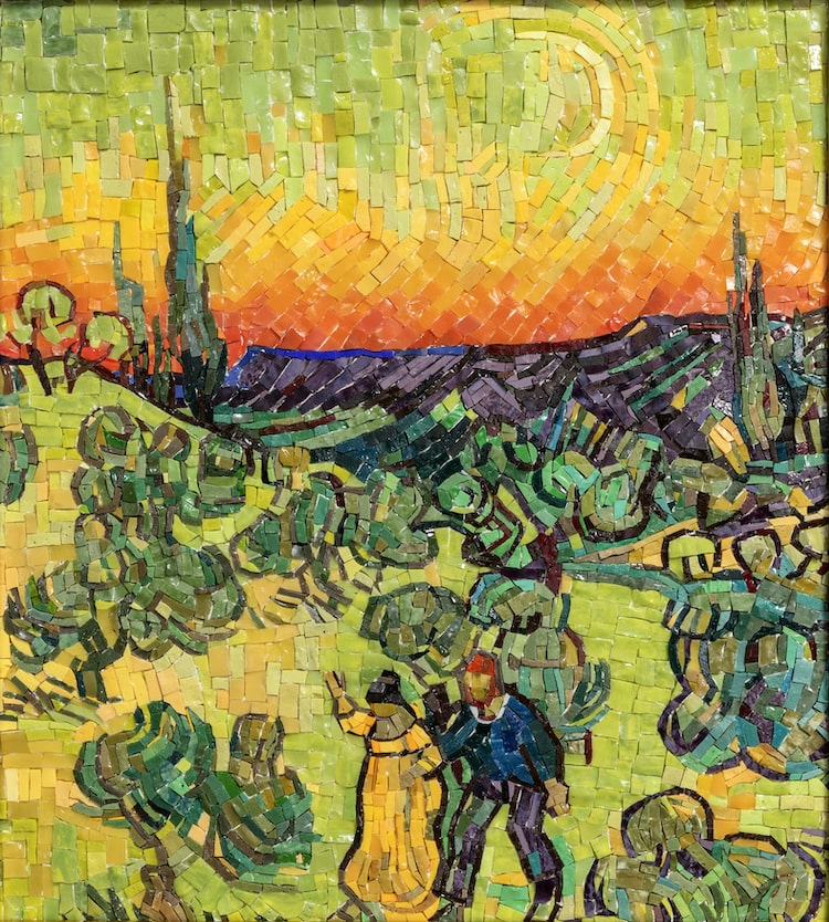 Passeggiata al chiaro di luna di Vincent Van Gogh