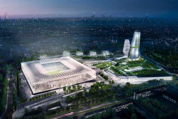 Il progetto per il nuovo stadio di Milano a San Siro, la cattedrale di Populous