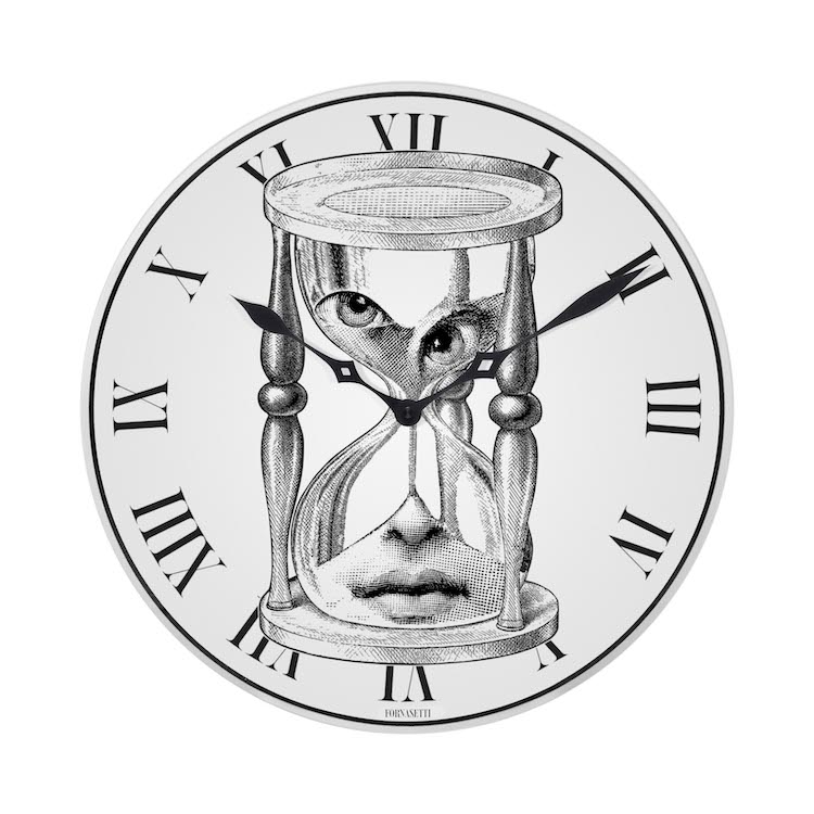 Orologio a parete di design, Tema e Variazioni di Fornasetti