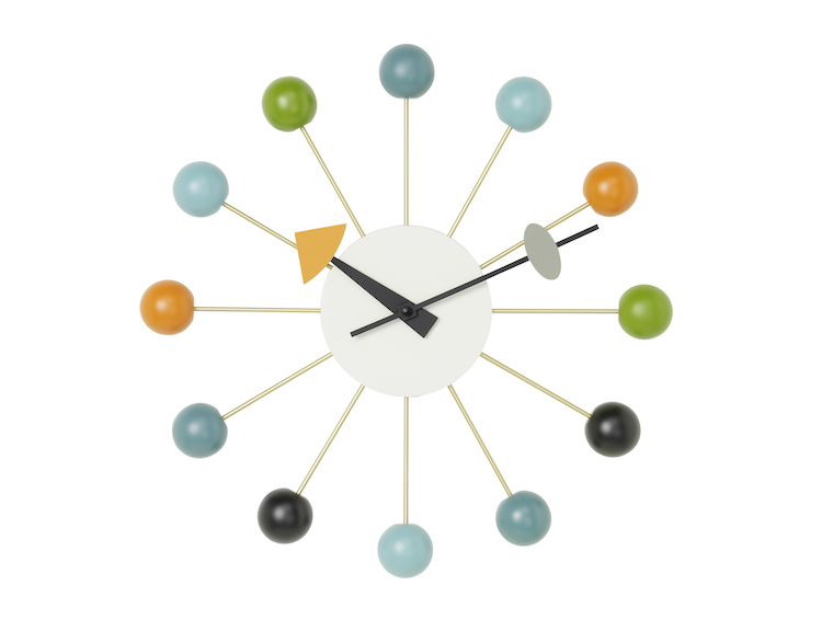 Orologio a parete di design, Ball Clock di George Nelson per Vitra