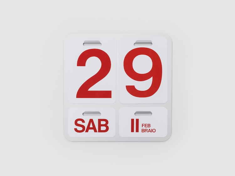 Calendari di design 2022 - Formosa di Enzo Mari per Danese Milano