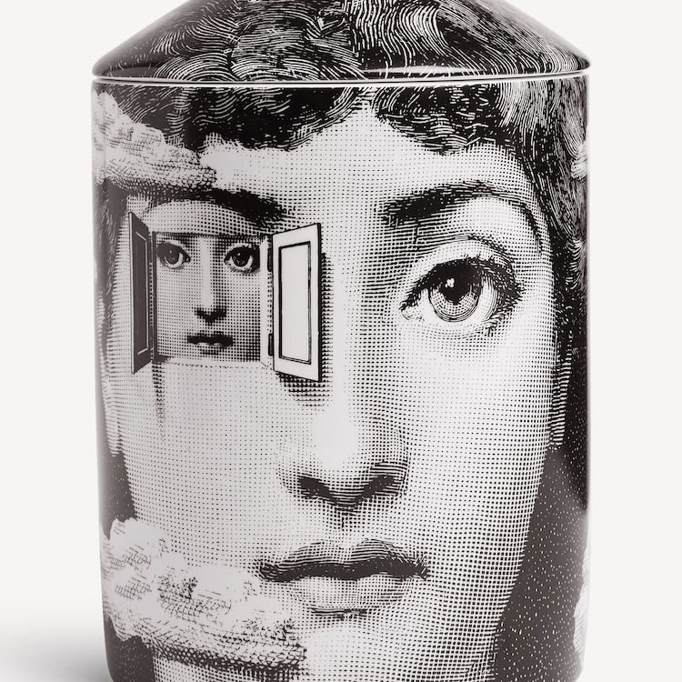 Preziosa, la candela Metafisica di Fornasetti