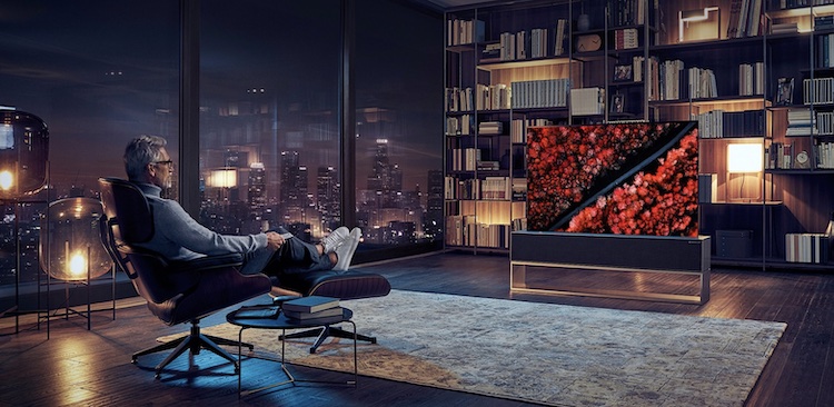 Tv arrotolabile Lg Oled R