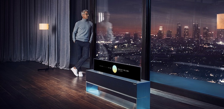 Tv arrotolabile Lg Oled R