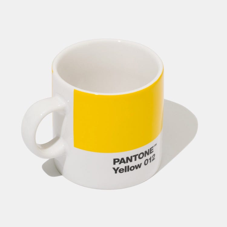 Tazze e tool di Moroni Gomma - Pantone - Giallo